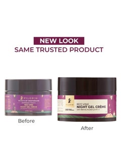 PILGRIM Red Vine Night Gel Cream 50 Grams  - Image 5