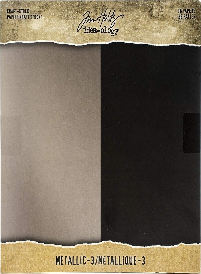 Tim Holtz Idea-ology Kraft 8X8 Metallic 3 - Image 1