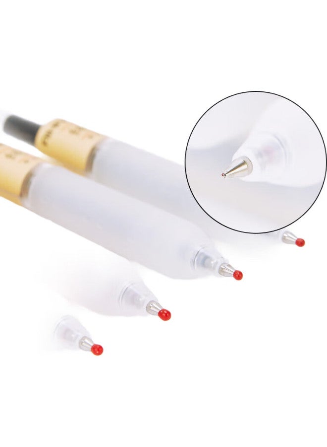 AIHAO Aihoa Retractable Gel Pen, 0.5Mm Bullet Tip, Large Capacity, Quick-Drying, Business Office Signing Pen, Red, 12 Pcs X 97 - Image 3