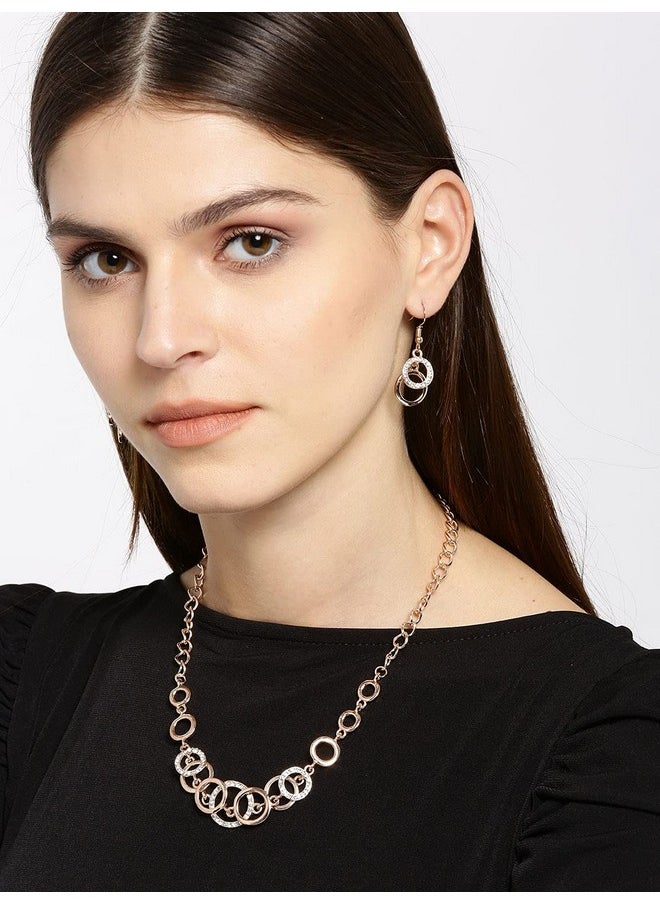YouBella - YouBella Jewellery Sets for Women Crystal Studded Necklace Jewellery Set with Earrings for Girls/Women - Image 1