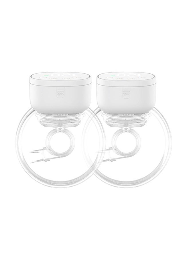 Beauenty 2-Pack Wearable Electric Pump Essence Plus | 4 Modes 12 Gears Wearable Pump | 1200mAh | with 20 Milk Storage Bags  - Image 1
