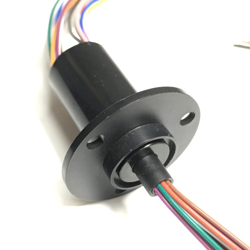 Taidacent 6-30A Slip Ring Collector Ring Rotary Electrical Contact Connector (12 Wires 5A) - Image 4