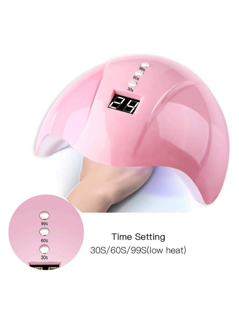 ORiTi Portable UV Lamp LED Dry Nail Kit Manicure Tool Set - Image 5