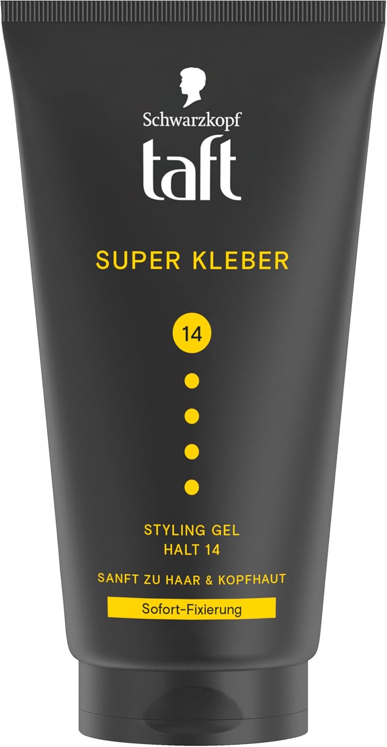 taft Schwarzkopf Gel Super Glue (150 ml), Hair Gel with Instant Adhesion for an Adhesive-Like Hold, Gentle on Hair and Scalp, Vegan, Hair Styling Gel - Image 2