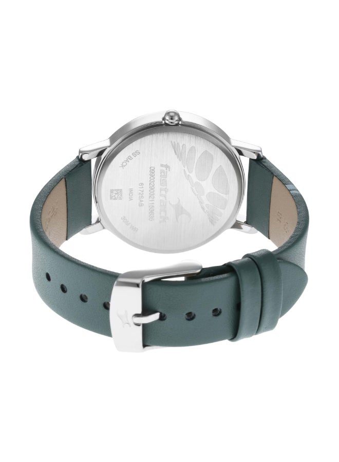 fastrack ساعة فاستراك انالوج بمينا رمادية للنساء - 6172SL04، رمادي، حزام - Image 4