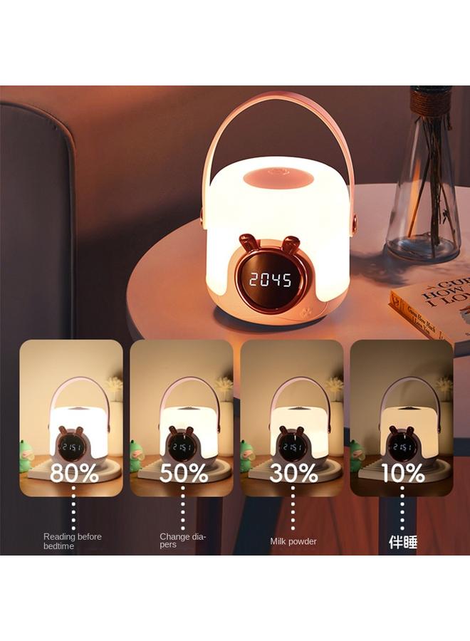 Bluejw Cute Pet Portable Clock Light Home Intelligent Remote Control USB Charging Digital Alarm Clock Eye Protection Atmosphere Night Light - Image 4