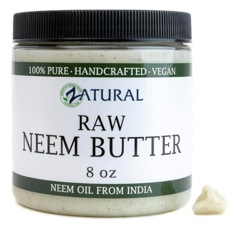 Organic Neem ButterCoconut Oil Neem Oil Neem Leaf Marula Oil Kokum Butter Rosemary For Sensitive Skin Itchy Skin 8 oz
