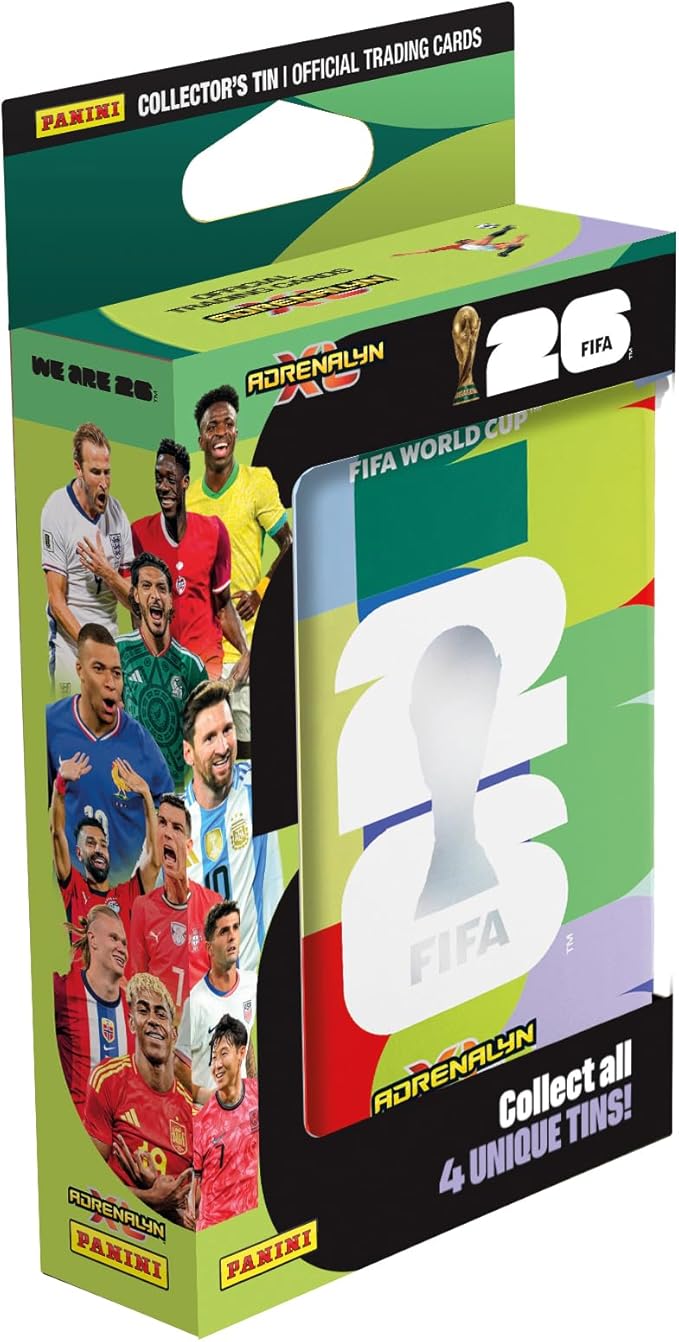 Panini Adrenalyn XL FIFA World Cup 2026 Official Trading Cards Collectible Football Card Game - Mini Tin (Assorted) - Image 1