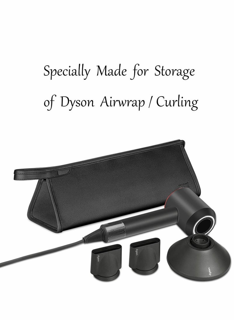 SYOSI Travel Organizer for Airwrap Curling Iron Styler Compatible Portable Travel Organizer for Airwrap Hair Dryer Styler and Accessories (Black) - Image 4