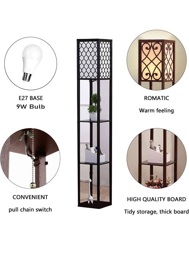 NKX - Nordic Modern Bedroom linen cover Standing Floor vertical lamp 9W Remote controllable with USB - Image 1