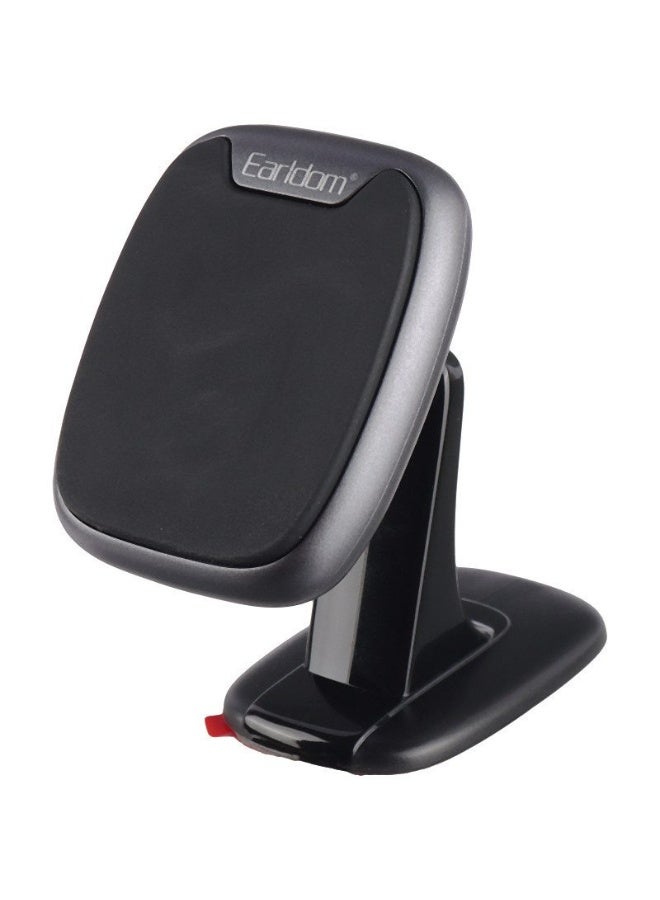أيرلدوم حامل جوال للسيارة Earldom ET-EH120 – أسود ثابت وقابل للدوران - Image 1