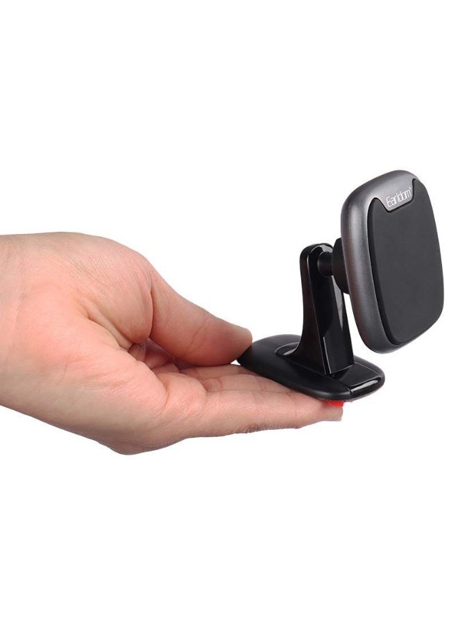 أيرلدوم حامل جوال للسيارة Earldom ET-EH120 – أسود ثابت وقابل للدوران - Image 4