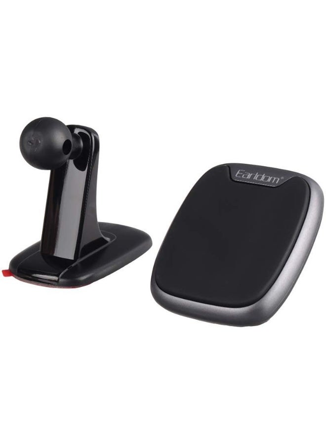 أيرلدوم حامل جوال للسيارة Earldom ET-EH120 – أسود ثابت وقابل للدوران - Image 3