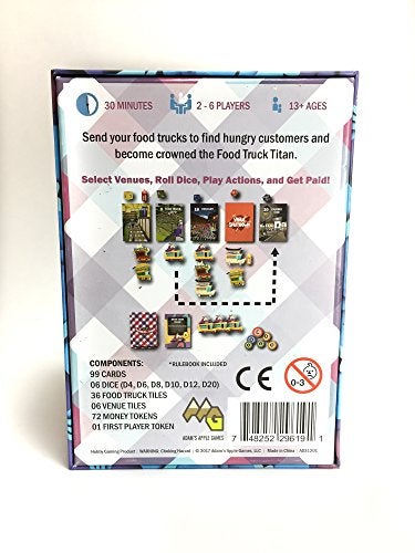 Adam's Apple Games Truck Off: جنون شاحنة الطعام - 2-6 لاعبين - لعبة لوحية حارة لليلة ألعاب العائلة - Image 2