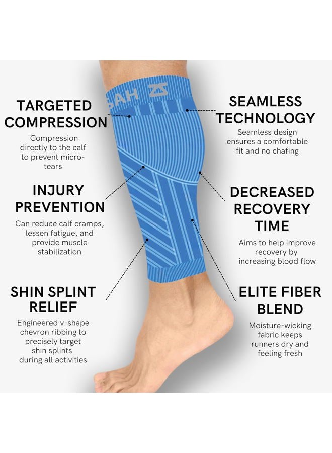 Zensah Compression Leg Sleeves-Black, X Small - Image 2