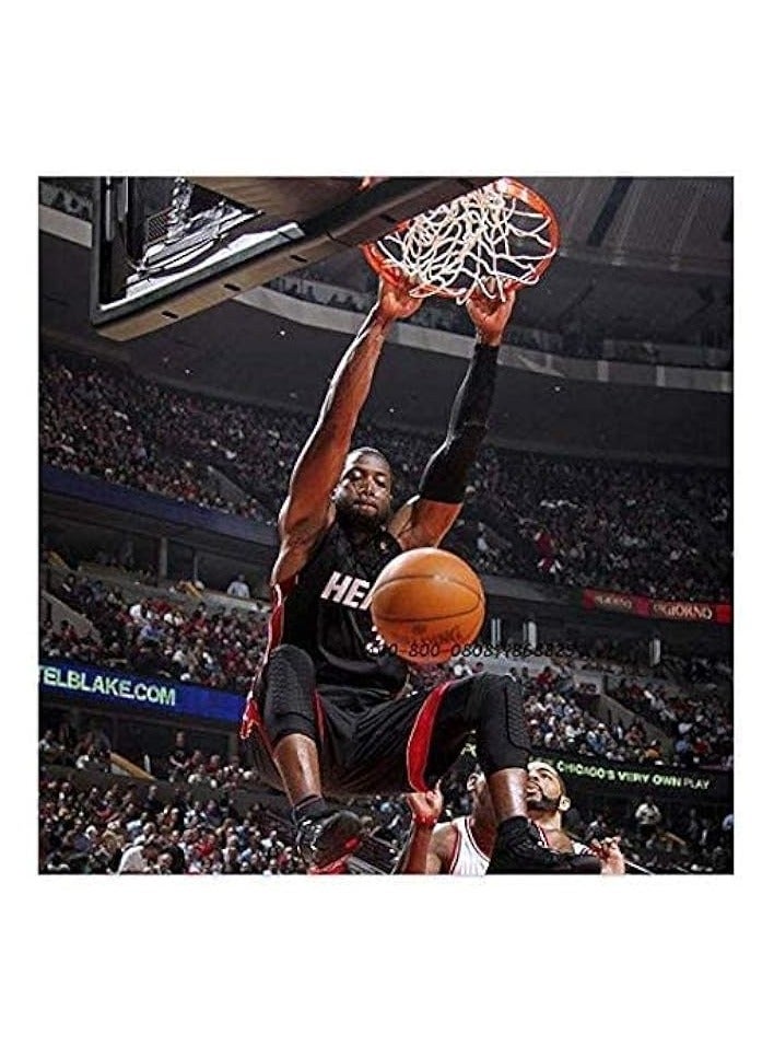 PROMASS 2 Piece Knee Pads Professional Black Sports Porective Support Volleyball Basketball Football Leg Brace Sleeves Hex Knee Pads Compression Leg Sleeve for Basketball - Image 4