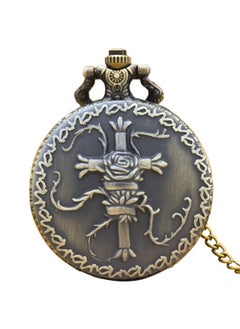 NIBEMINENT Vintage Metal Analog Pocket Watch Unisex Casual Style  - Image 1