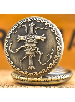 NIBEMINENT Vintage Metal Analog Pocket Watch Unisex Casual Style  - Image 2