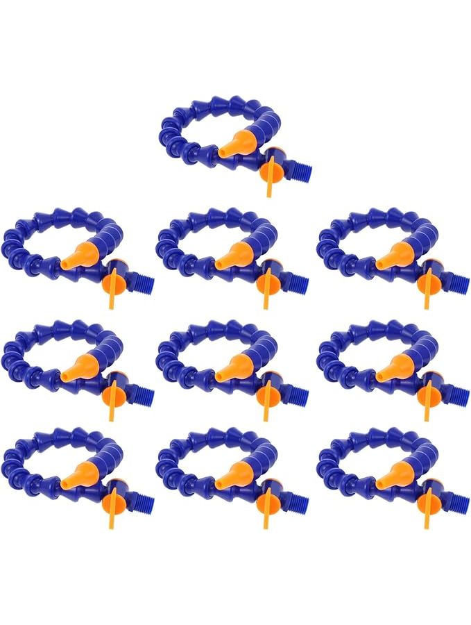 10Pcs Flexible Plastic Water Coolant Hose Tubing 30X2X1 5CM For CNC Machines Lathes - Image 1