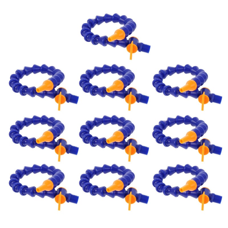 10Pcs Flexible Plastic Water Coolant Hose Tubing 30X2X1 5CM For CNC Machines Lathes - Image 2