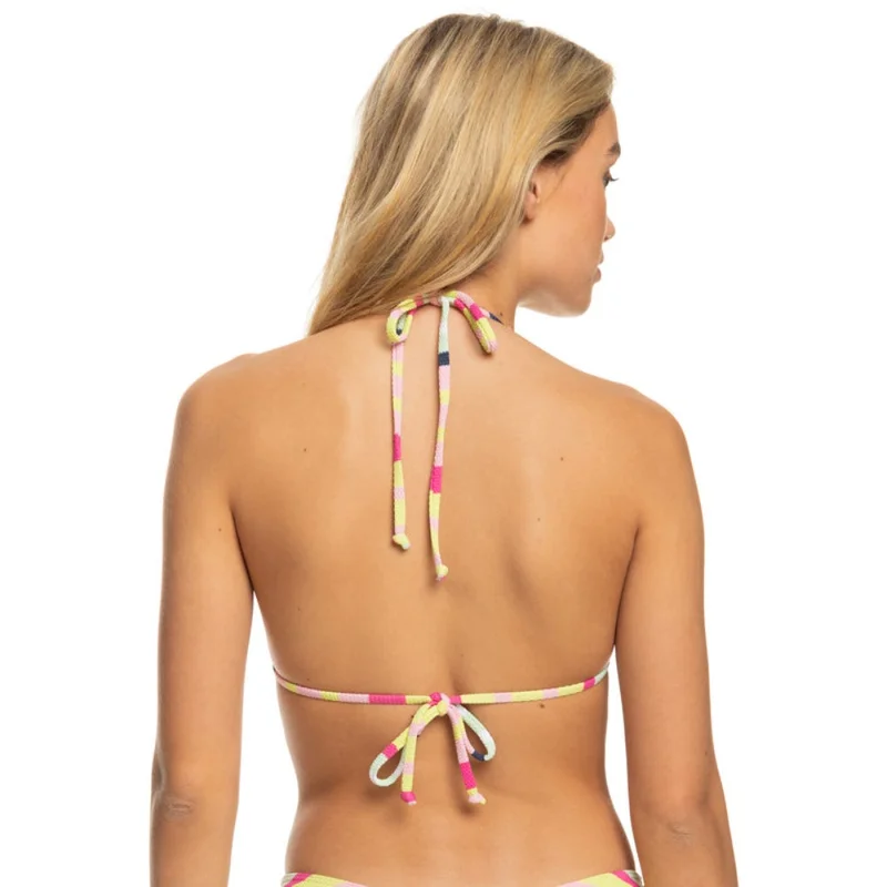 روكسي Stripe Soul Tiki Tri Bikini Top - Women