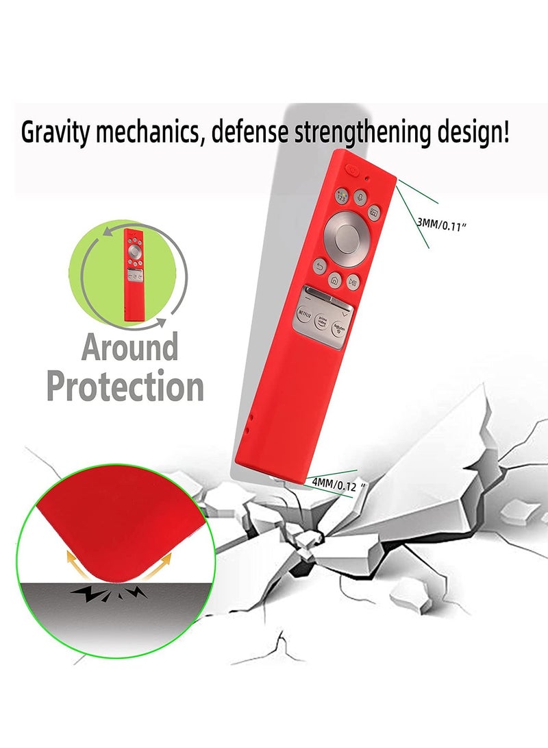 Zikra Protective Silicone Case for Samsung Smart TV Remote Control BN59 Series, Anti Slip Shock Proof Cover Light Weight Kids-Friendly - Image 3