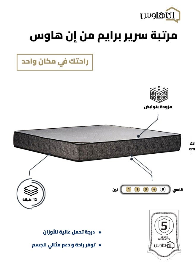 In-House Bundle of Lamar Velvet Bed with Multi Layer Mattress Brime  - Image 2