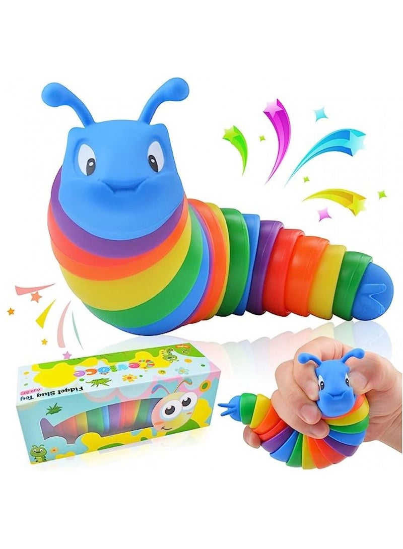 Children Fidget Slug Toy, Decompression Give Vent To Caterpillar