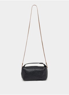 Styli Pebble Textured Handbag with Braided Strap  - Image 1