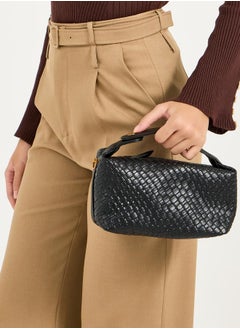 Styli Pebble Textured Handbag with Braided Strap  - Image 3