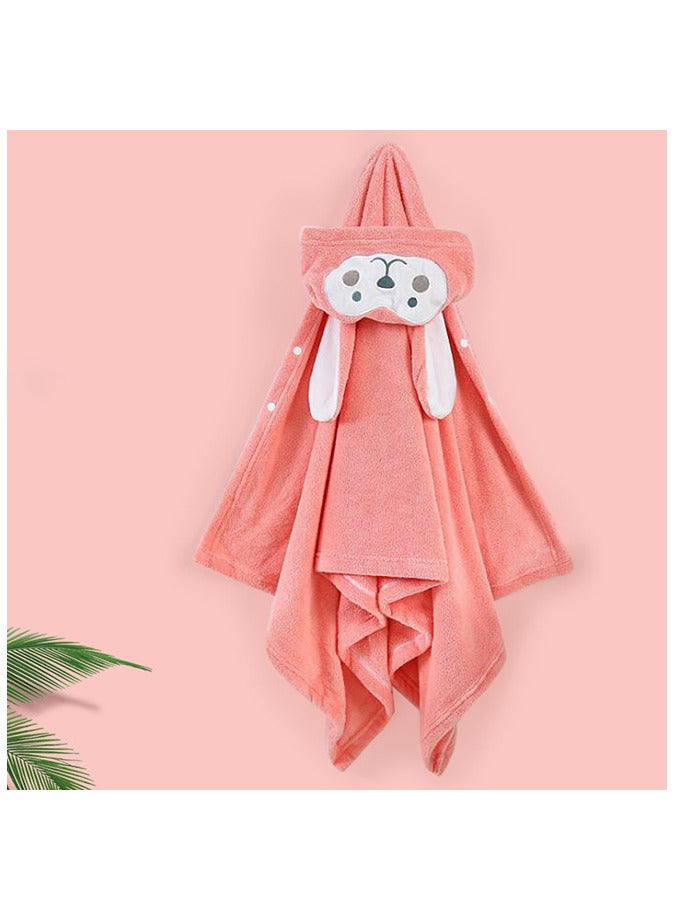 Water Absorbent Hooded Bath Towel Baby Hooded Bath Towel Swimming Shower Poncho Towel for Boys Girls  - Image 1