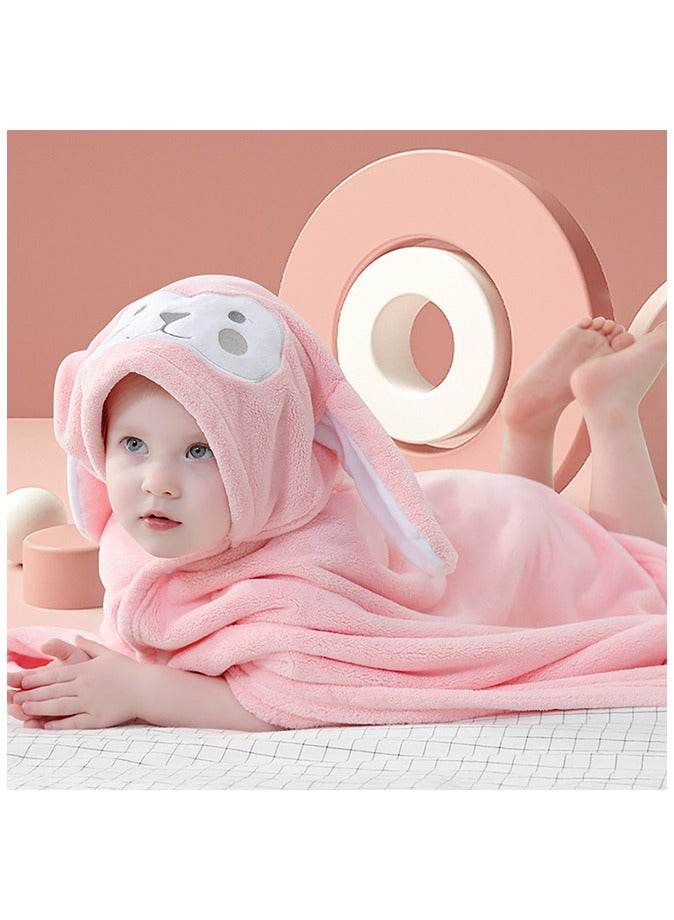 Water Absorbent Hooded Bath Towel Baby Hooded Bath Towel Swimming Shower Poncho Towel for Boys Girls  - Image 4