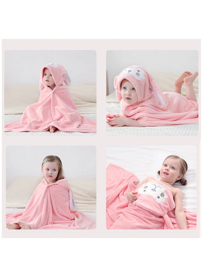 Water Absorbent Hooded Bath Towel Baby Hooded Bath Towel Swimming Shower Poncho Towel for Boys Girls  - Image 5