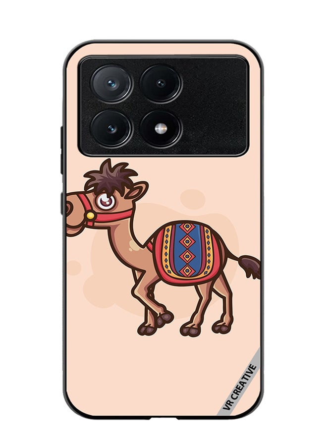 VR CREATIVE Protective Case Cover For Xiaomi Poco X6 Pro Cartoon Camel Design Multicolour - Image 1