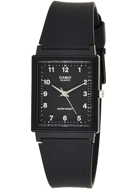 Casio Mens Quartz Watch, Analog Display And Resin Strap MQ-27-1BDF