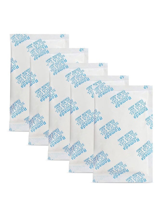 Romeda 15 Pcs 20 Gram Silica Gel Packs, Transparent Desiccant, Desiccant Packets for Storage, Moisture Packs for Spices Jewelry Shoes Boxes Electronics Storage, Food Safe - Image 1