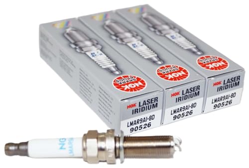 NGK CanAm Maverick X3 Turbo 20172022 NGK 90526 Spark Plug LMAR9AI8D 3PACK 415130363 715900492 - Image 1