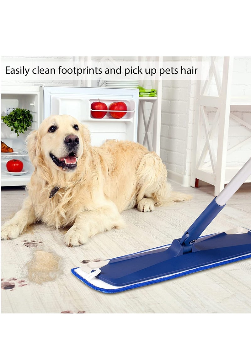 Mop Replacement Pads, Microfiber Cleaning Pad Compatible with Bona, Reusable, Washable with Family of Mops-3 Pack for Wet/Dry Flat Heads - Image 2