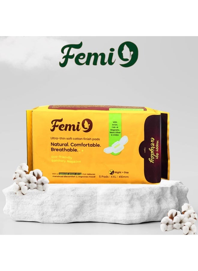 Femi9 UAE Femi9 Ultra-Thin Pads (410mm-XXL) |(5 Pads/Pack) - Image 5