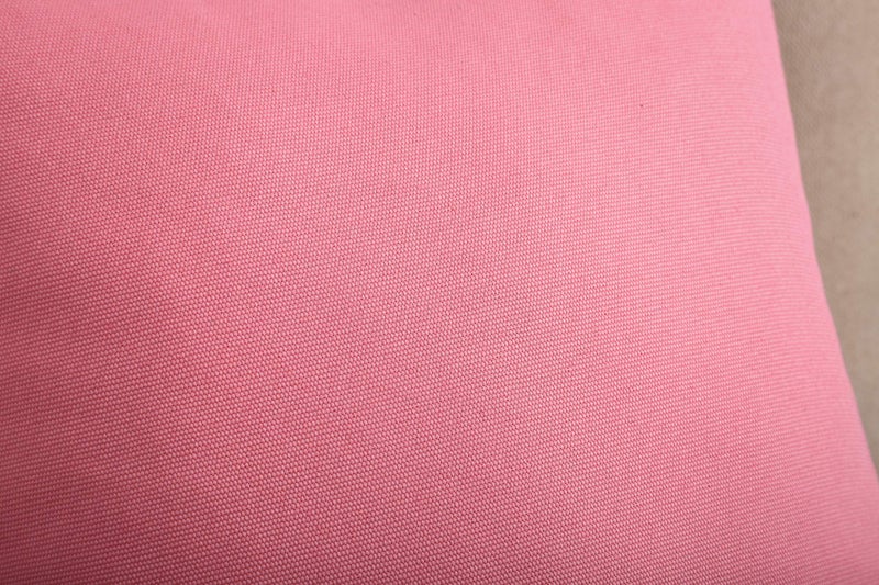 TangDepot Handmade Decorative Solid 100% Cotton Canvas Throw Pillow Covers/Pillow Shams  (22""x22""  Pink) - Image 5