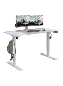 Electric Standing Desk Height Adjustable Electric Standing Desk 55 x 24 Inch Ergonomic Patch Panel Desk For Home Office