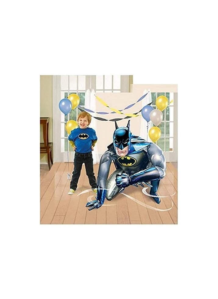 بارتي ويذ إيما خارق 3D حامل بالون متوسط الحجم لطفل طفل صغير زينة عيد ميلاد (باتمان) - Image 3