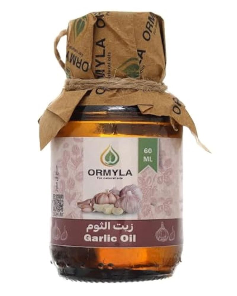 Ormyla Virgin Garlic Oil Raw For Hair, Skin And Body, 60 ml