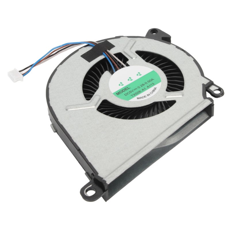 CPU Cooling Fan for HP 15 BC 4 Pin Power Connector - Laptop CPU Cooling Fan Replacement Aluminum Alloy for HP 15 AX Series - Image 1