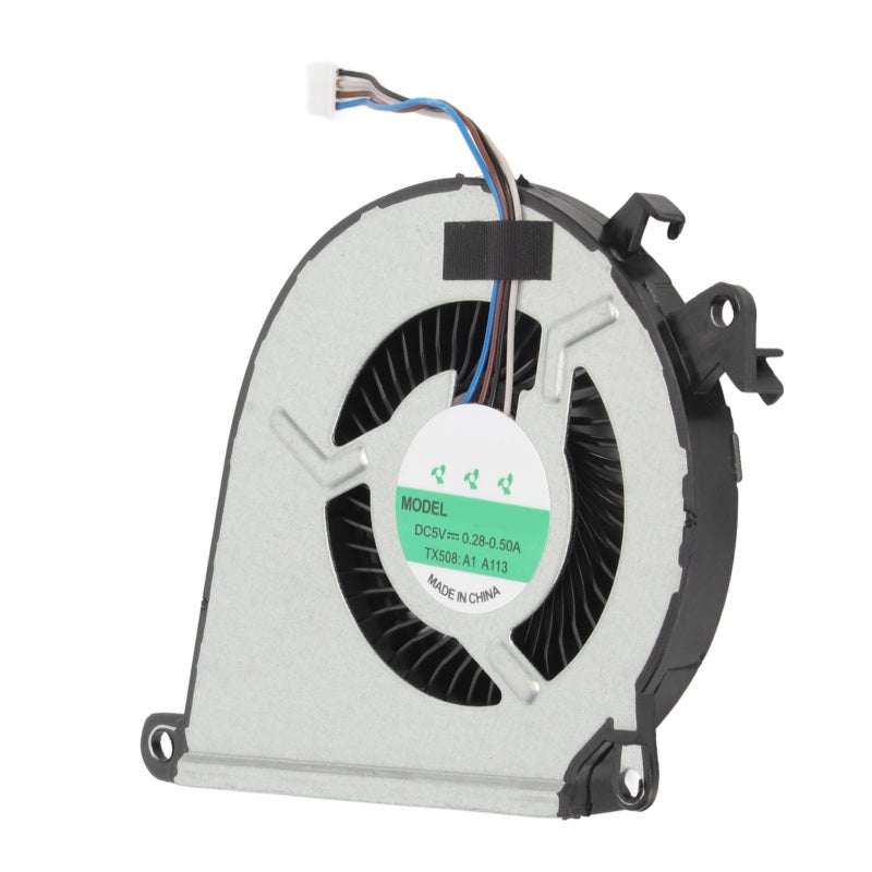 CPU Cooling Fan for HP 15 BC 4 Pin Power Connector - Laptop CPU Cooling Fan Replacement Aluminum Alloy for HP 15 AX Series - Image 3