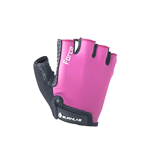 BURNLAB Flex Gym Gloves for Men and Women - Ideal for Weightlifting, Cycling, Crossfit, Offers Good Grip and Soft Padding (Force Pink, Medium) - Image 3