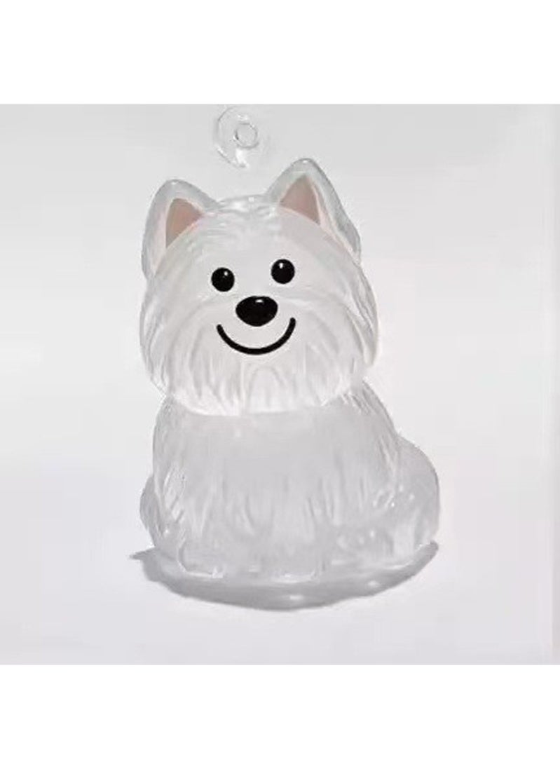 Valshar 5 Dog Hair Keepsakes - Clear Dog Key chain, Puppy Shape Hair Storage Bottle, Sentimental Companion Gift for Pet Lovers - Image 5