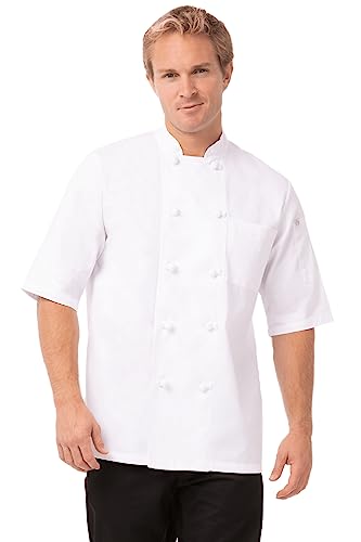 Chef Works معطف الطهاة للرجال من شيف ووركس، أبيض، متوسط - Image 5