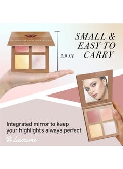 Highlighter Palette Highlighter Makeup Iluminadorglow Bronzer Powder Makeup Highlighter Kit With Mirror4 Highly Pigmented Face Highlighter Shimmer Colorsvegan Cruelty Free & Hypoallergenic - pzsku/ZE71E38F0C472FBDF3B33Z/45/_/1707975461/c7f8374f-ed8c-46ed-b7ec-92fa2d6dc83e