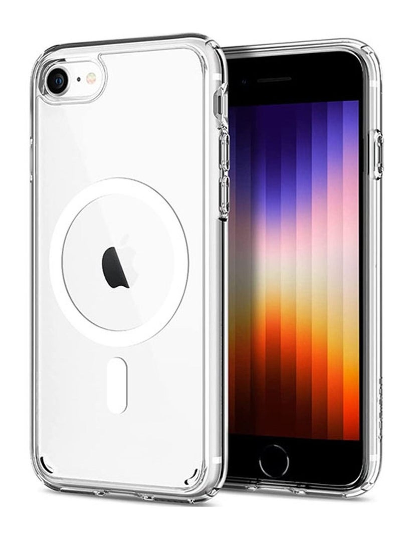 Magnetic Case Cover Designed for iPhone SE 2022 / iPhone SE 2020 / iPhone 8 Clear - Image 1